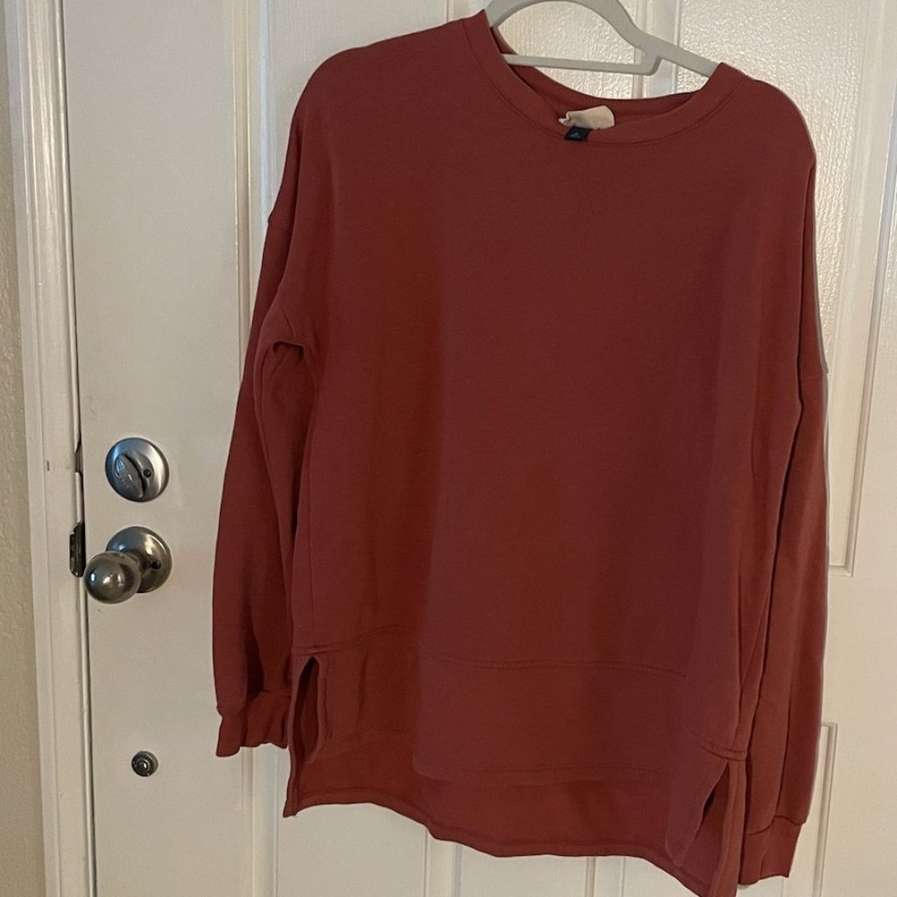 Coral Oversized Sweatshirt